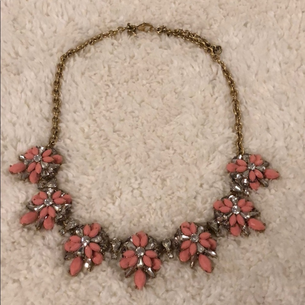 J. Crew Pink Statement Necklace